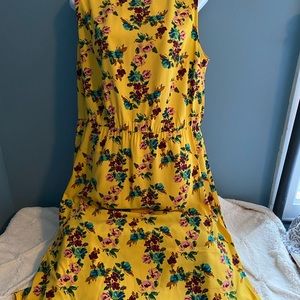 Mustard MIDI Dress